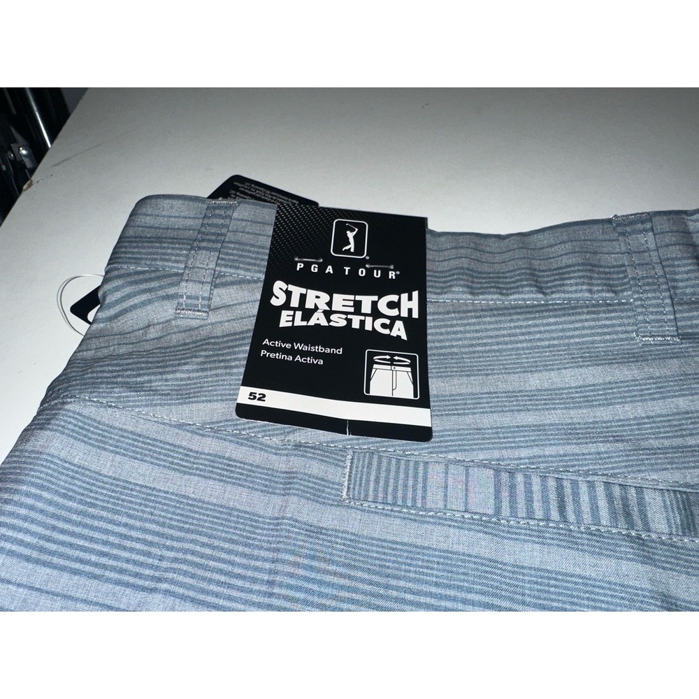 PGA Tour Men's Flat Front Golf Shorts Size 52 Active Waistband NEW NWT - Picture 3 of 4